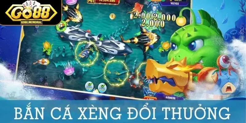 Ưu điểm nổi bật của game bắn cá xèng tại GO88