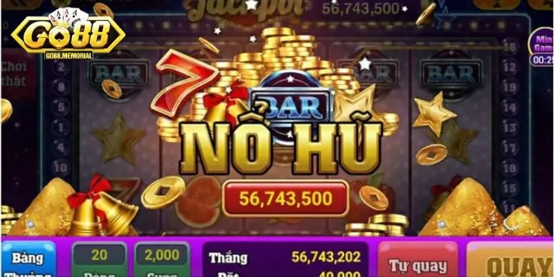 Khám phá danh mục game nổ hũ Go88  đầy hấp dẫn