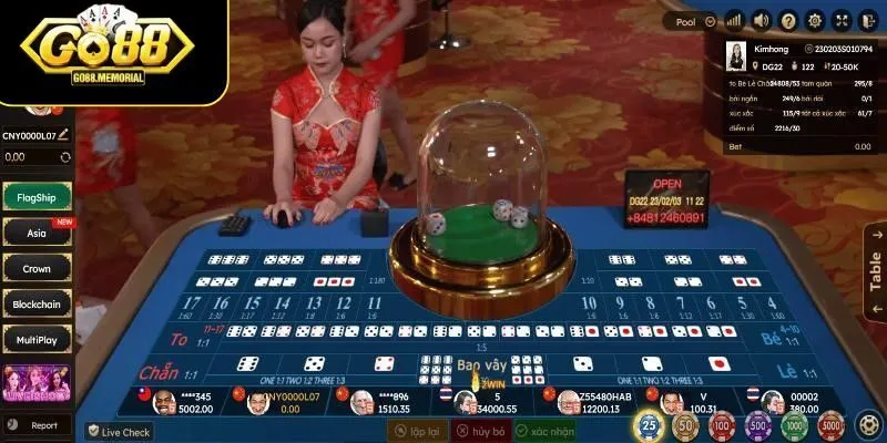 Hướng dẫn cách chơi Tài Xỉu Livestream Go88